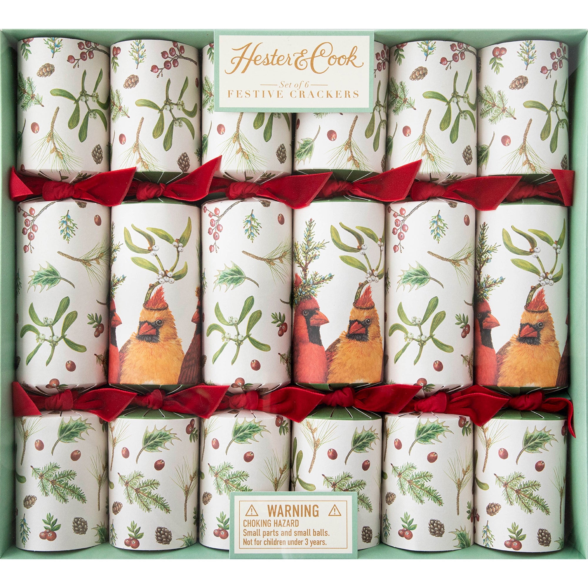 Cardinal party crackers