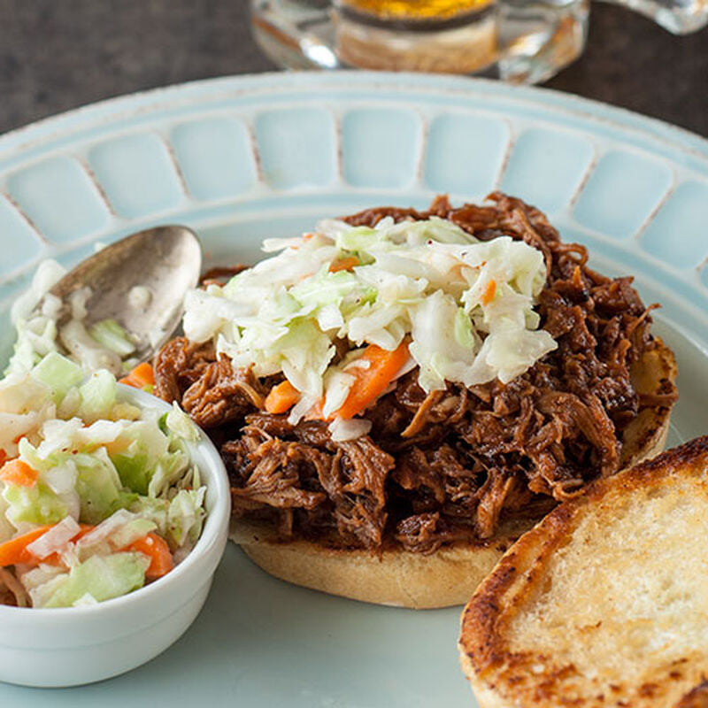 Boozy Bacon Pulled Pork Sandwiches