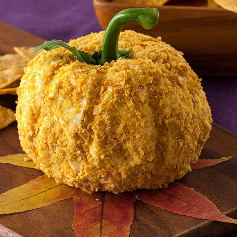 Pumpkin Shaped Cheeseball