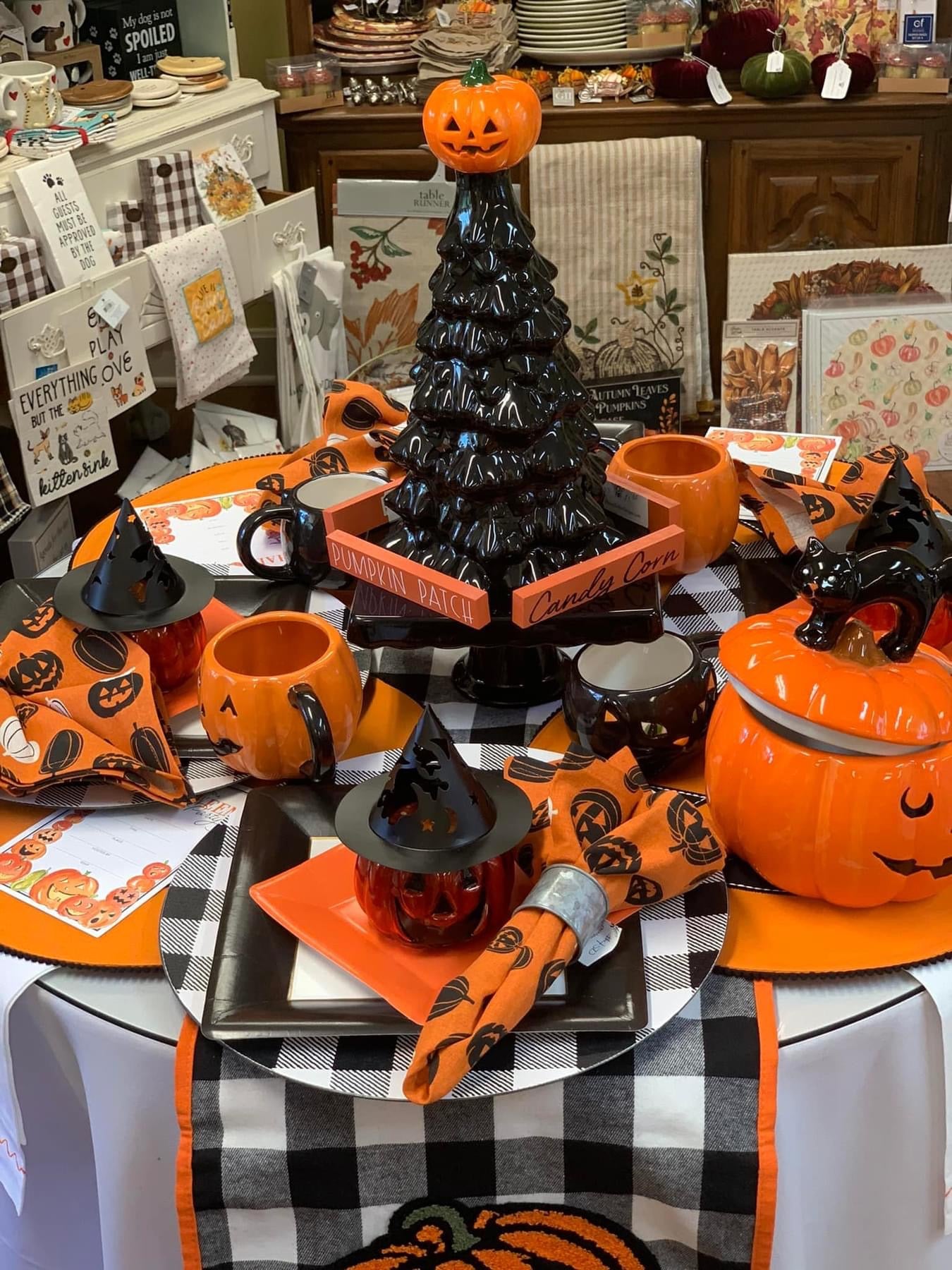 Cute Not Creepy Halloween Party Table