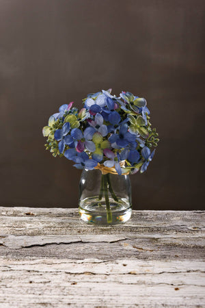 Blue Hydrangea Vase