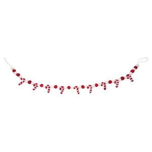 Christmas Candy Cane Garland