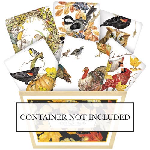 Autumn Birds Towel