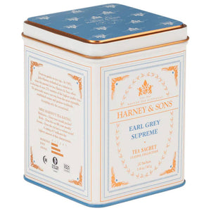 Harney & Sons Earl Grey Supreme Tea - 20 Sachets per Tin
