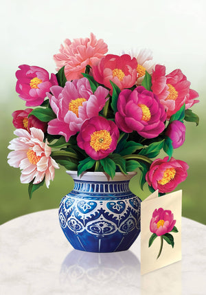 Peony Paradise Pop-up Greeting Cards