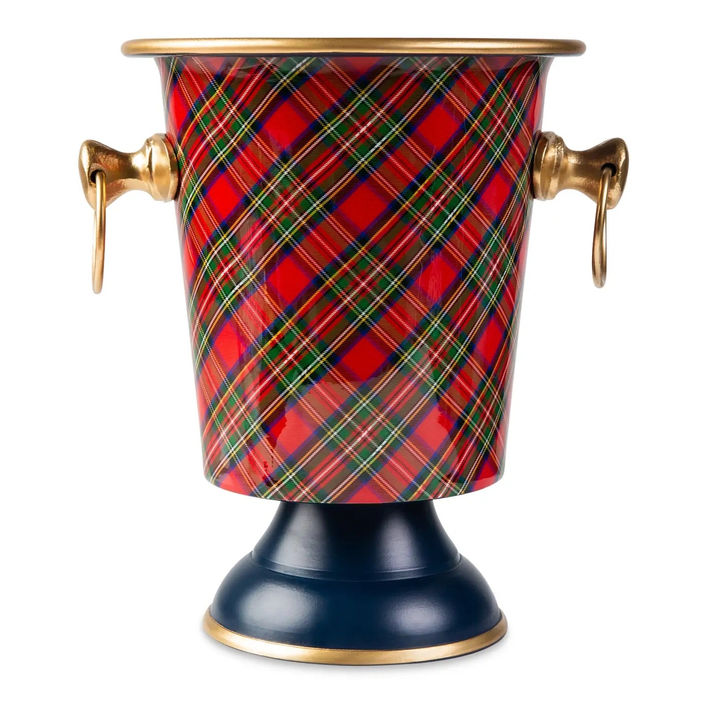 Royal Tartan Enameled Wine Chiller - Multi-Color