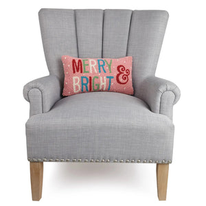 Merry And Bright Hook Pillow