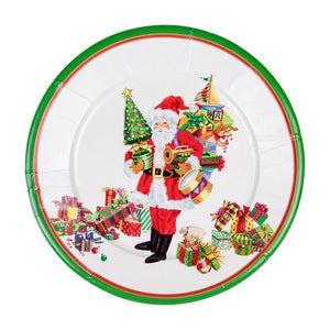 Mr. Claus Dinner Paper Plate