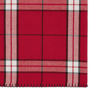 Sleigh Bells Plaid Embellished Placemat