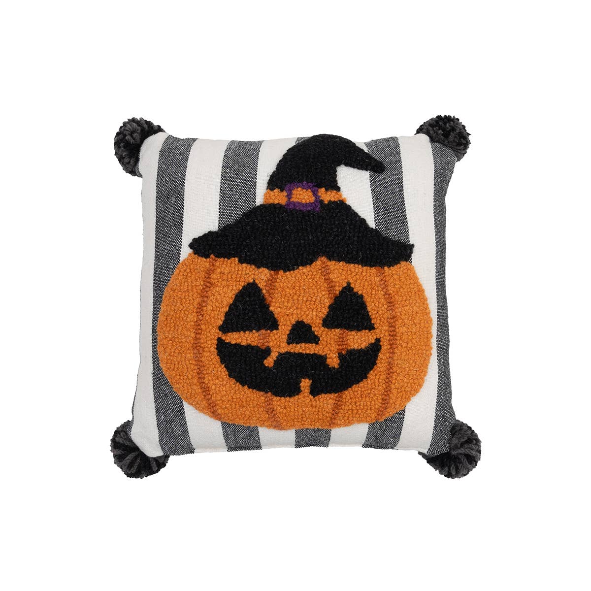 Halloween Pumpkin Head Throw Pillow
