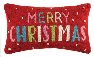 Merry Christmas Hook Pillow