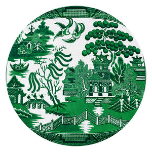 GB6146 - Green Willow Cutting Board: Small Rectangular 8" by 11"