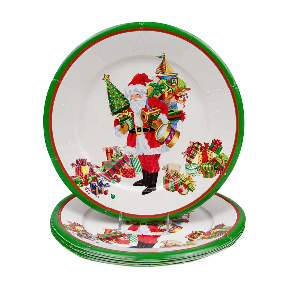 Mr. Claus Dinner Paper Plate