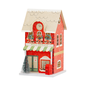 VIL1350 - Light Up Christmas Village Post Office