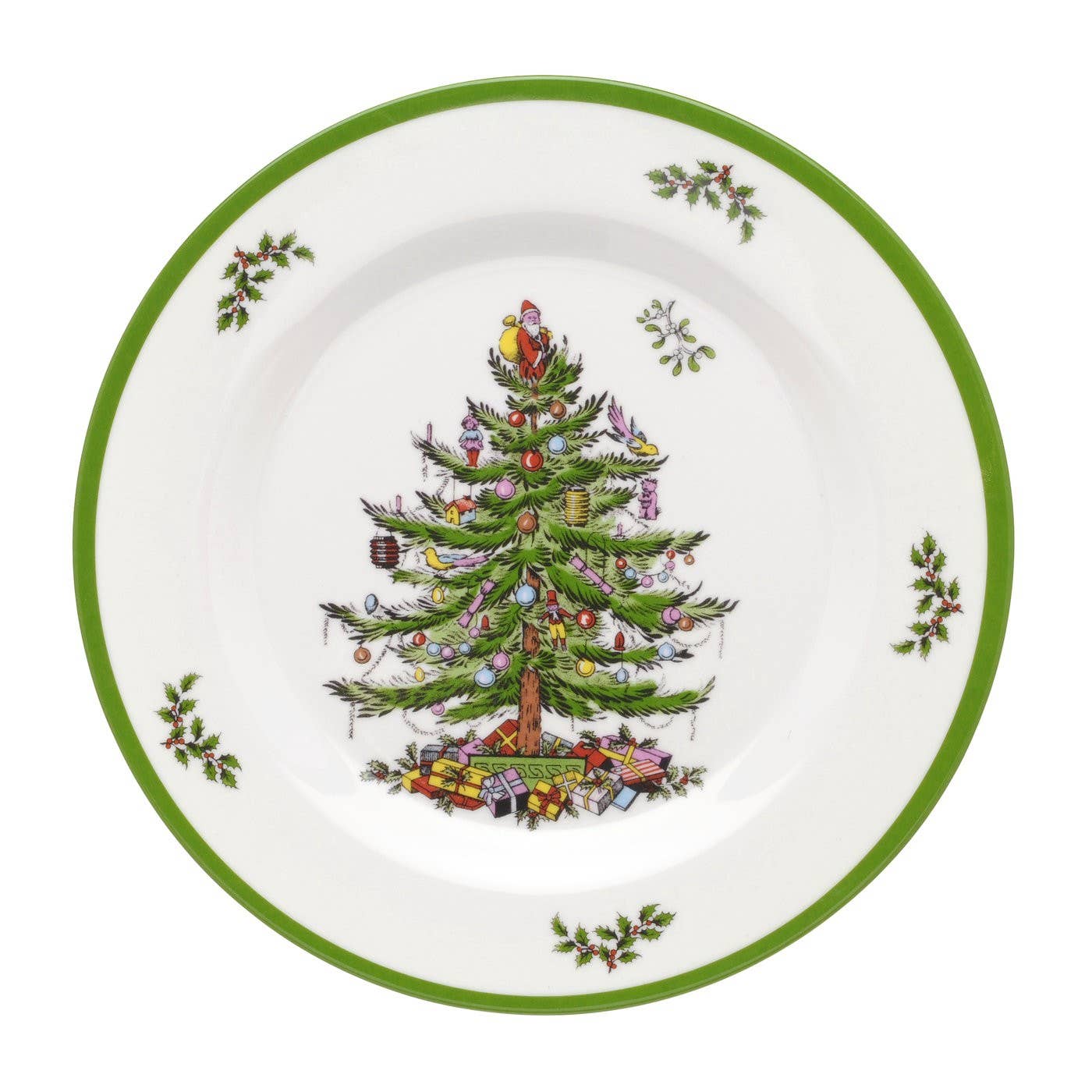 Spode Christmas Tree Melamine Set of 4 Salad Plates