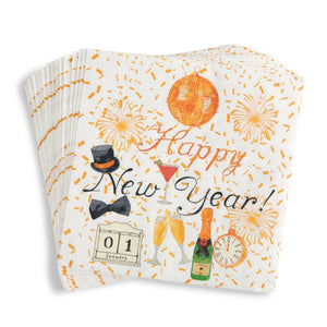 New Year Paper Plates + Napkins | Curated Bundle Option