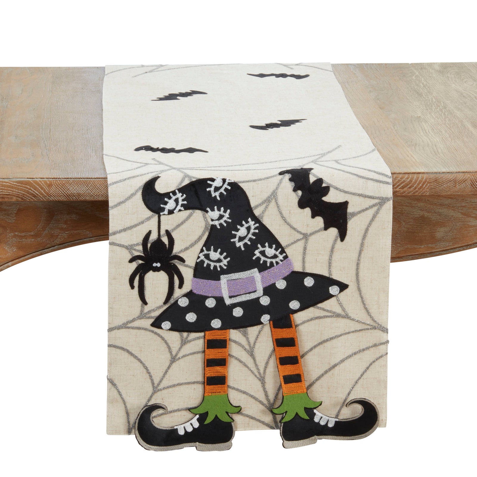 Witch Hat Table Runner: Natural / 16"x70"