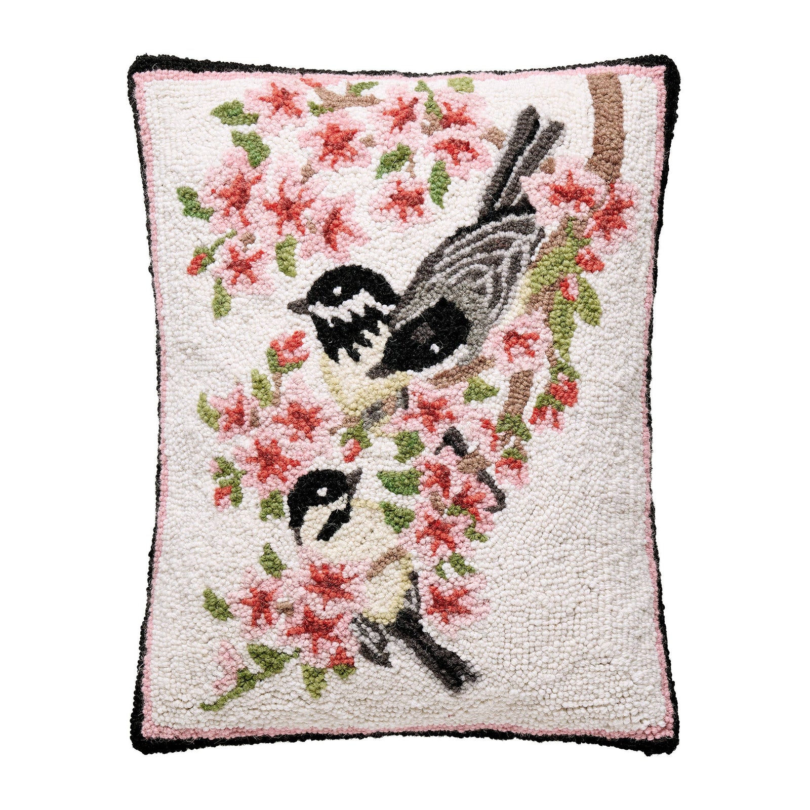 Chickadee Blossom Hook Pillow - Mary Lake Thompson
