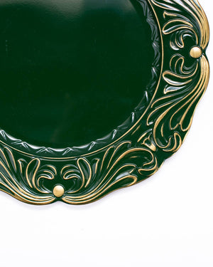 Via Del Corso Charger   Dark Green/Gold   13"