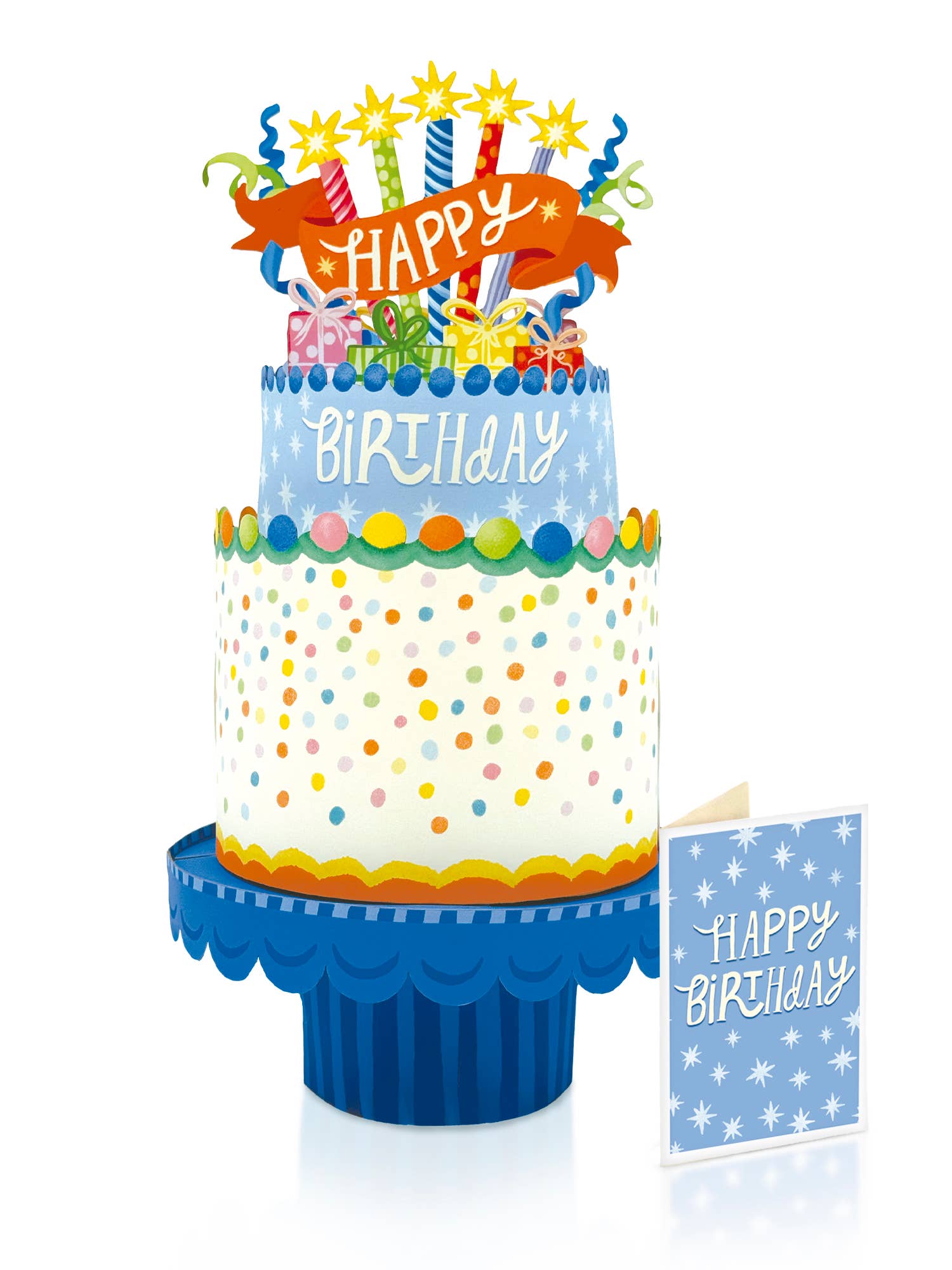 Confetti Birthday Cake ( Pop-up Greeting Cards)