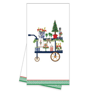 Christmas Bar Cart Tea Towel