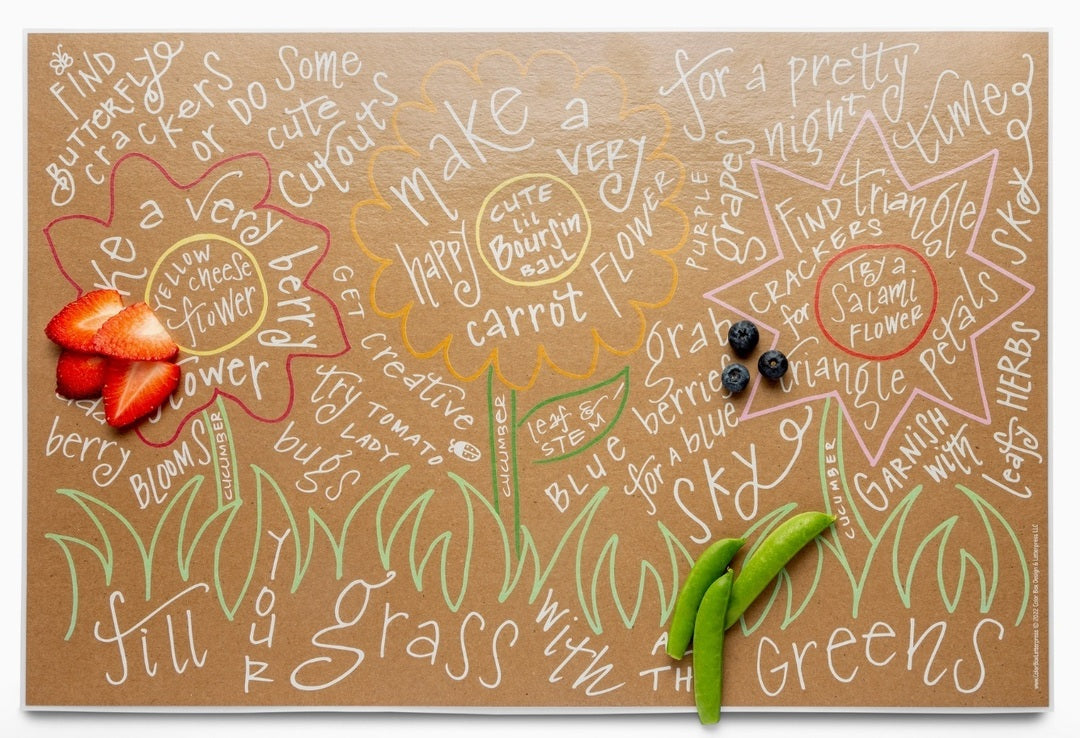 Charcuterie Cheat Sheet Flower