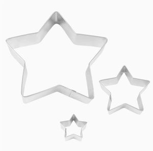 Star Cutters 3 PC Nested Cookie Cutter Set