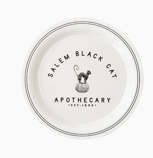 Salem Apothecary Cat Plate