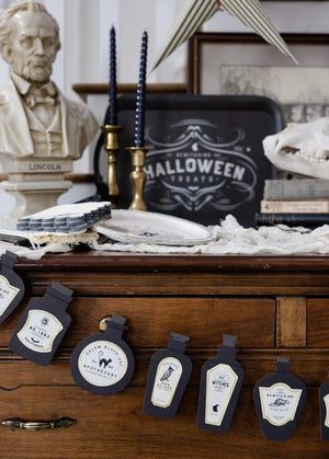 Salem Apothecary Potion Bottles Banner