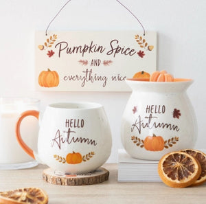 Hello Autumn Fall Rounded Mug