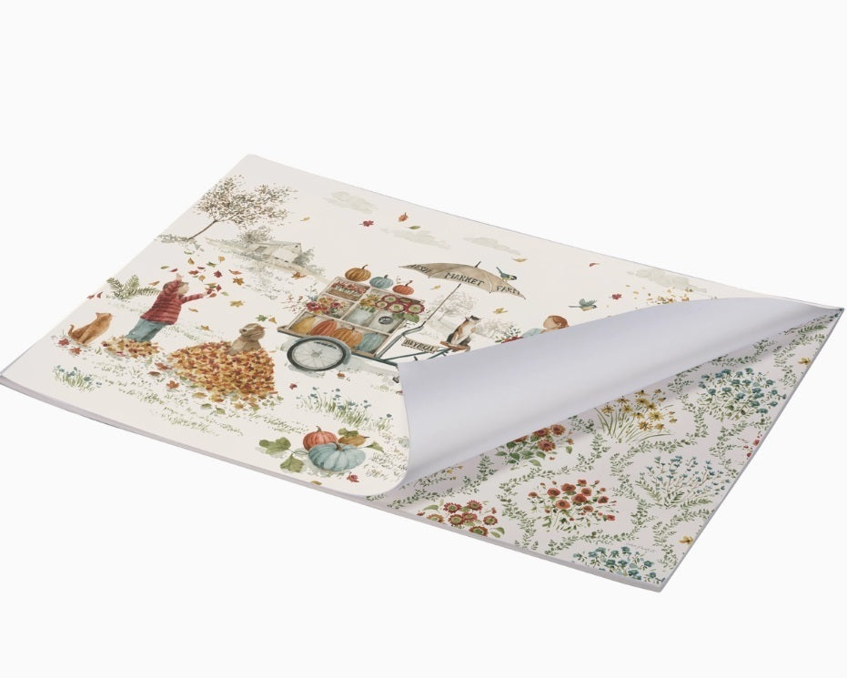 Fall Days Paper Placemat Pad