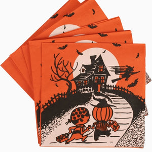 Vintage Halloween Dinner Napkin