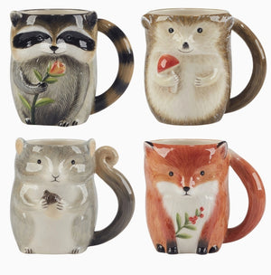 Woodland Critters 3-D Mugs 16 oz