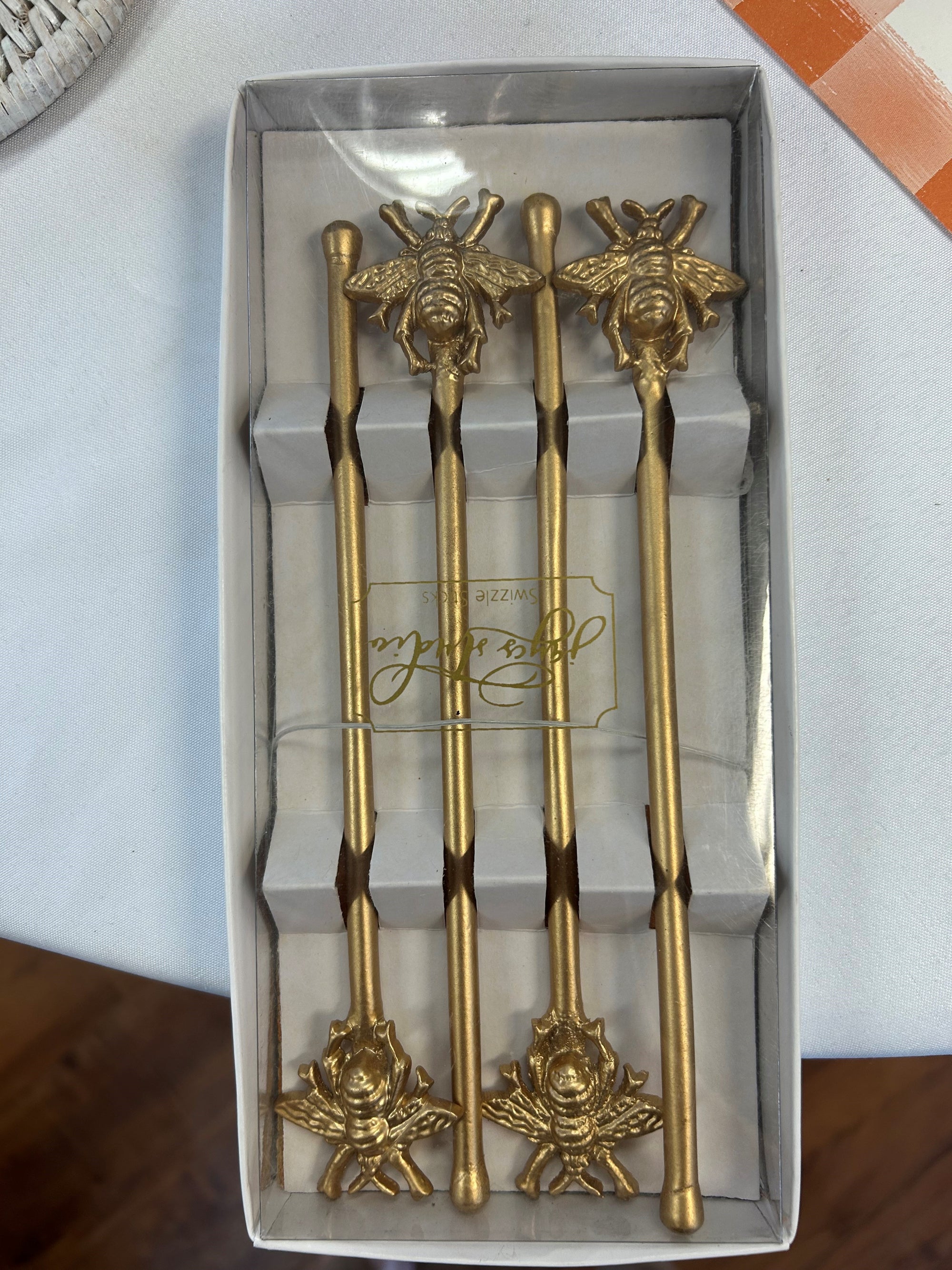 Bee Swizzle Sticks