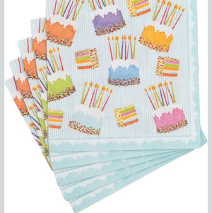 Cake Frosting-Paper Linen Napkin Airlaid Cocktail-15 In