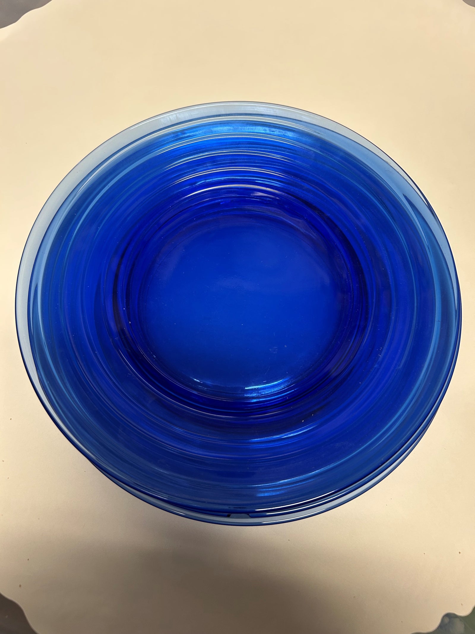 Dark Blue salad or luncheon plate