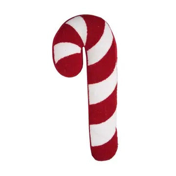 Christmas Candy Cane Shaped Throw Pillow