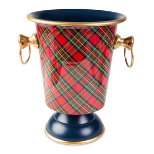 Royal Tartan Enameled Wine Chiller - Multi-Color