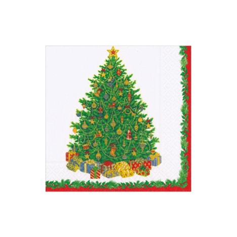 Christmas Tree Luncheon Napkin