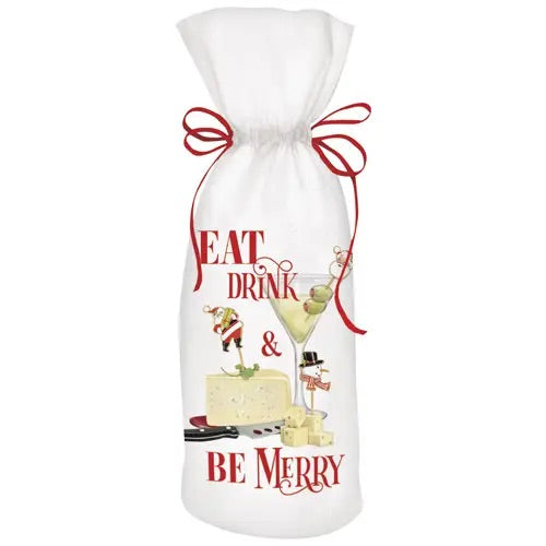 Cocktail Party Wine Bag- Red