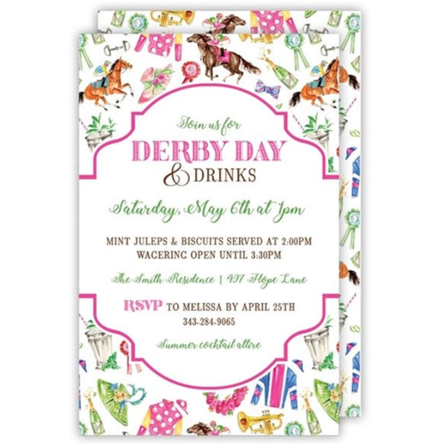 Derby Party Invitations