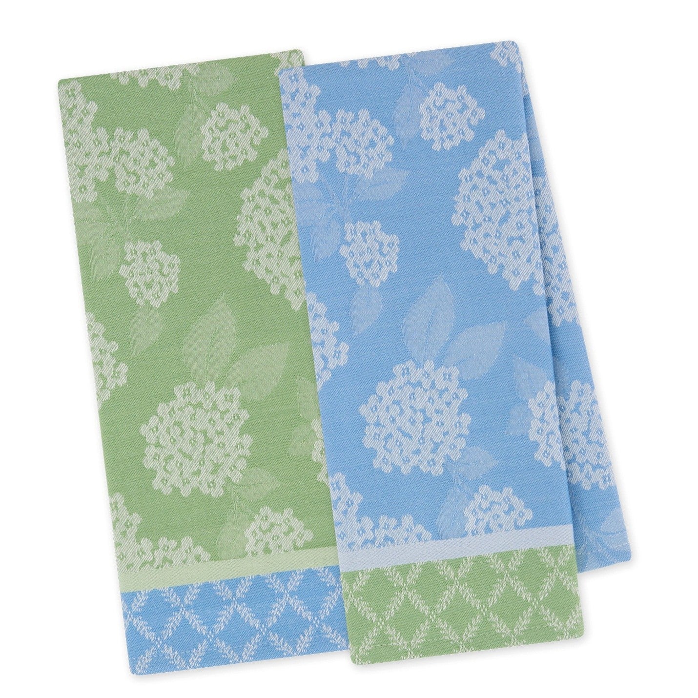 Hydrangea Garden Jacquard Dishtowel