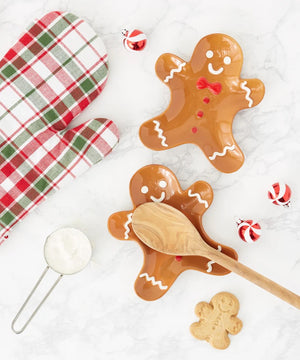 Gingerbread man spoon rest