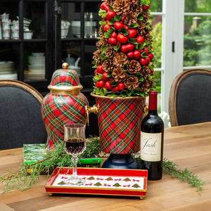 Royal Tartan Enameled Wine Chiller - Multi-Color