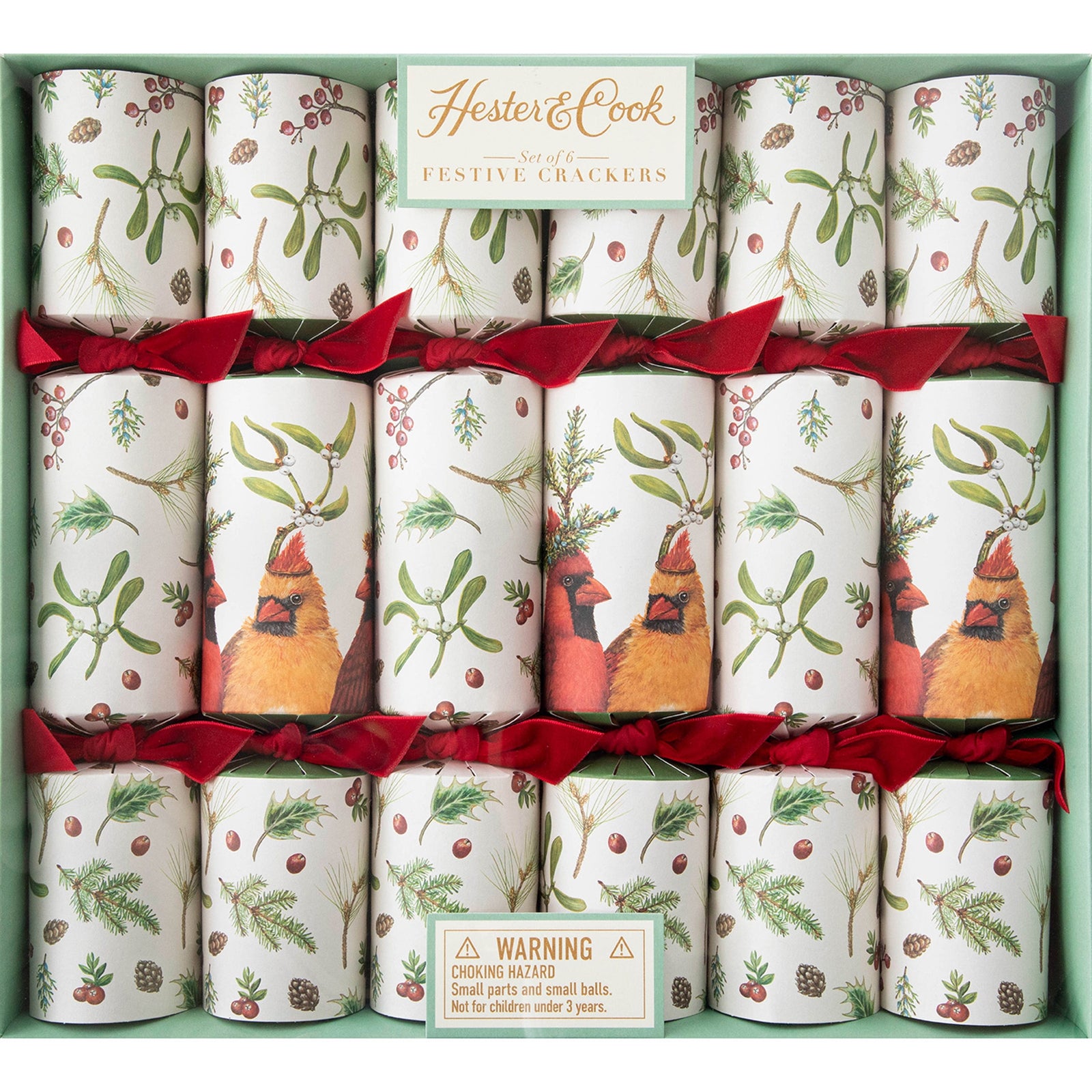 Cardinal party crackers