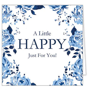 Blue Gift Enclosure card