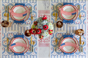 American Flag Banner Table Accent