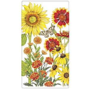 Autumn Sunflowers Towel
