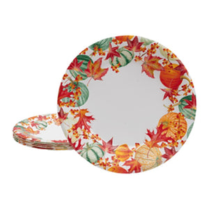 Gourds And Leaves Salad/Dessert Plates