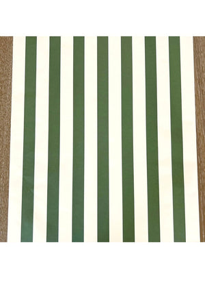 Dark Green Classic Stripe Runner